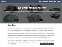 Tablet Screenshot of hose-reels.net